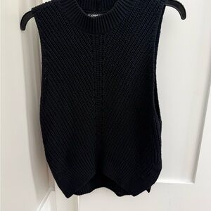 Express Charcoal Knit Top